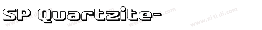 SP Quartzite字体转换
